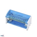 Blok rozdzielczy 22 ZACISKI 2x11 (7x5.3mm + 2x7.5mm + 2x9mm)