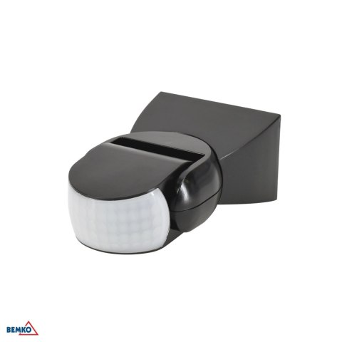 Czujnik ruchu PIR1200W 180* IP65 czarny