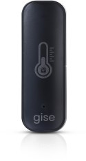 GISE Smart Czujnik temperatury i wilgotności Wi-Fi Czarny | Tuya | GTHS-WF-01-B