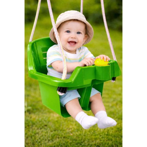 Huśtawka Kubełkowa Zielona Dla Dzieci 5237