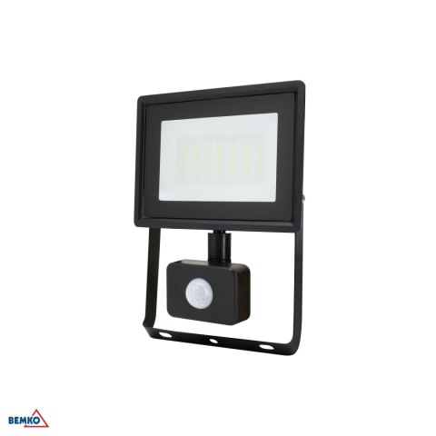 Naświetlacz LED SMD KASTEL 30W 4000K 2520LM IP65 czarny cz. pir