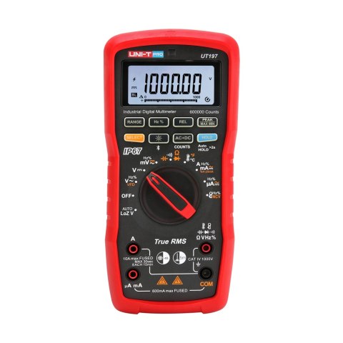 Przemysłowy miernik uniwersalny Uni-T UT197