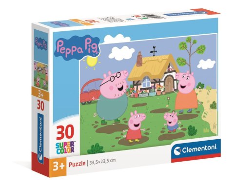 Puzzle 30 Super Color ŚWINKA PEPPA Clementoni 20838