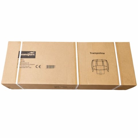 Trampolina Ogrodowa LEAN Z Siatką Wewnętrzną Czarno-Zielona 183CM 6FT