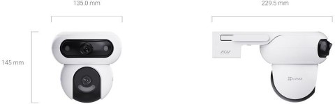 Kamera IP Ezviz HB90X Dual 4G Wi-Fi Kit 4MP+4MP z panelem solarnym 8W