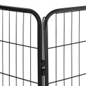 Modułowy kojec dla psa, stalowa zagroda, rozmiar S, 8 paneli 80x60 cm , REBEL ANIMALS
