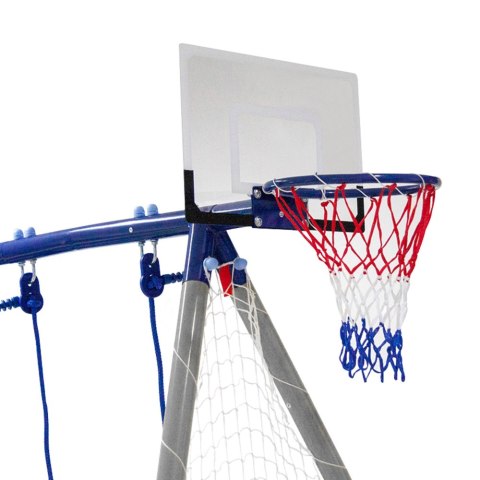 Plac Zabaw Ogrodowy Dla Dzieci Bocianie Gniazdo Huśtawka Kosz Do Gry 4w1