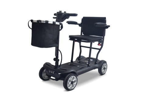 Skuter Elektryczny Czterokołowy dla Seniorów EasyGo Czarny
