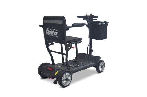 Skuter Elektryczny Czterokołowy dla Seniorów EasyGo Czarny