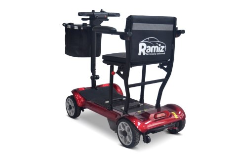 Skuter Elektryczny Czterokołowy dla Seniorów EasyGo Czerwony