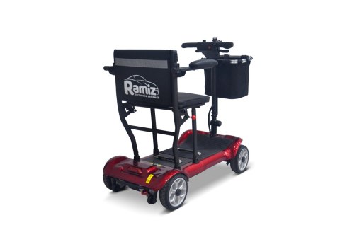 Skuter Elektryczny Czterokołowy dla Seniorów EasyGo Czerwony