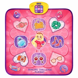 Mata Taneczna Muzyczna Interaktywna Jednorożec Bluetooth 5 Trybów Różowa