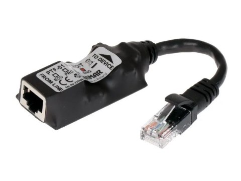 Miniaturowy ogranicznik przepięć do ochrony sieci LAN, PTF-51-ENG/PoE/Micro/T w osłonie termokurczli