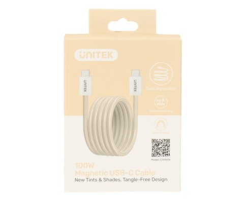 PRZEWÓD MAGNETYCZNY C14141ACL01-1M USB-C/USB-C 1.0 m UNITEK