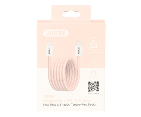 PRZEWÓD MAGNETYCZNY C14141APK01-1M USB-C/USB-C 1.0 m UNITEK