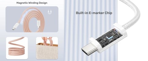 PRZEWÓD MAGNETYCZNY C14141APK01-1M USB-C/USB-C 1.0 m UNITEK