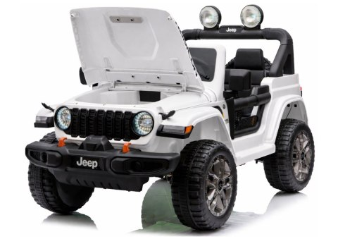 Pojazd Na Akumulator Jeep Rubicon 4x4 DK-JWR556 4x200W 24V Biały