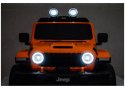 Pojazd Na Akumulator Jeep Rubicon 4x4 DK-JWR556 4x200W 24V Pomarańczowy