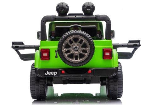 Pojazd Na Akumulator Jeep Rubicon 4x4 DK-JWR556 4x200W 24V Zielony