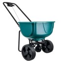 Siewnik Rotacyjny Na Kołach Do Nawozów Nasion Trawy Soli Piasku 27L