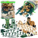 Baza Wojskowa Figurki Żołnierzyki Pojazdy Duży Zestaw Militarny 400 el.