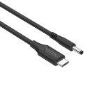 KABEL ZASILAJĄCY C14118BK-1.8M DC Jack 4.0 x 1.7 mm / USB-C 1.8 m UNITEK
