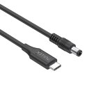 KABEL ZASILAJĄCY C14119BK-1.8M USB-C / DC-1.7/5.5-W 1.8 m UNITEK