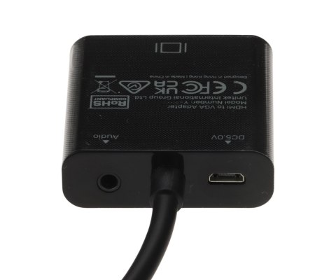KONWERTER HDMI NA VGA Y-6333 + AUDIO UNITEK