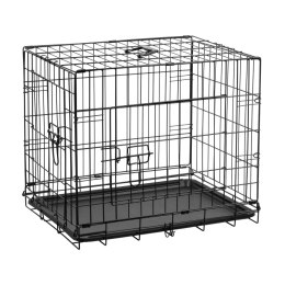 Metalowa klatka dla psa, kojec, rozmiar M 61x46x51 cm , REBEL ANIMALS