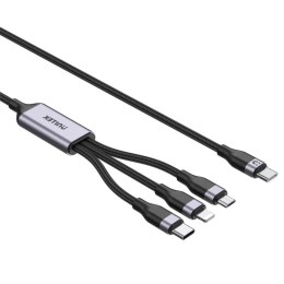 PRZEWÓD 3 W 1 C14101AGY01-1.5M USB-C/USB-C, LIGHTNING, MICRO-USB 1.5 m UNITEK