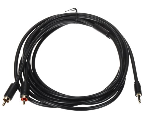 PRZEWÓD C19022BK03 2 x CINCH / Jack TRS 3.5 mm 3 m UNITEK