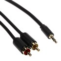PRZEWÓD C19024BK01 2 x CINCH / Jack TRS 3.5 mm 10 m UNITEK