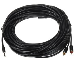 PRZEWÓD C19026BK01 2 x CINCH / Jack TRS 3.5 mm 20 m UNITEK