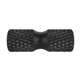 Wałek do masażu z wypustkami, roller 15x42cm, kolor czarny, materiał EPP, REBEL AVTIVE