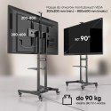 Mobilny stojak do TV 50"-90" do 90 kg ONKRON TS1891 Czarny