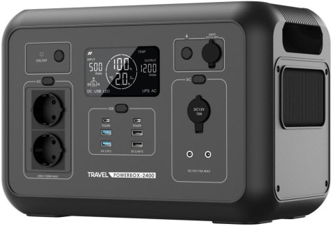 Przenośna stacja zasilania Volt Polska TRAVEL POWERBOX 2400 (1200W) 1008Wh