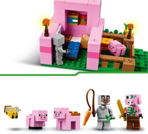 Klocki LEGO Minecraft 21268 - Dom prosiaczka