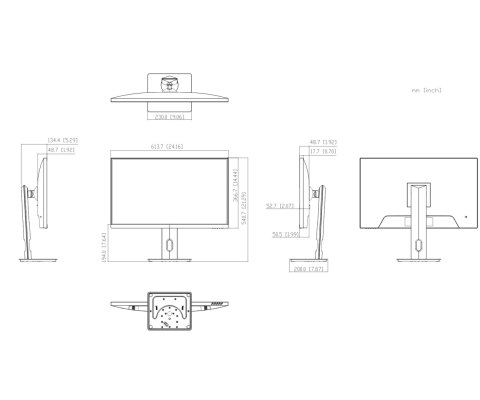 MONITOR HDMI, DP, USB-C, AUDIO, LM27-U401A 27 " - 4K UHD DAHUA
