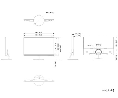 MONITOR HDMI, DP, AUDIO LM24-B221S 23.8 " - Full HD 144 Hz DAHUA