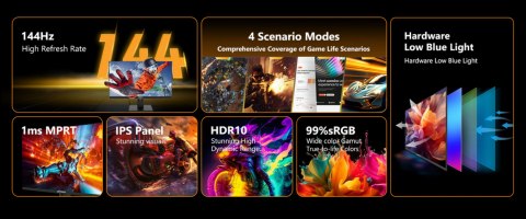 MONITOR HDMI, DP, AUDIO LM27-B221B 27 " - Full HD 144 Hz DAHUA