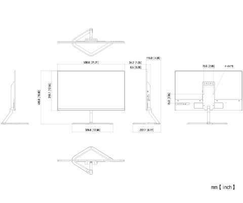 MONITOR HDMI, VGA, AUDIO LM24-C201P 23.8 " - Full HD 100 Hz DAHUA