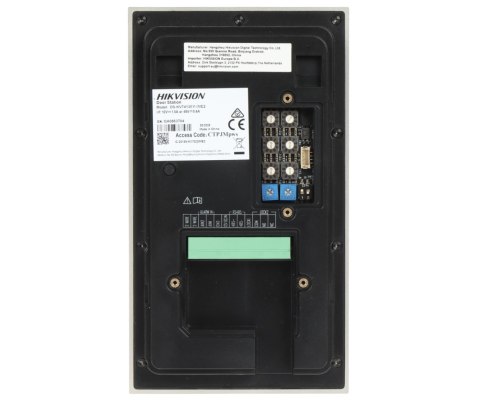 ZESTAW WIDEODOMOFONOWY DS-KIS705EY/2MONITORS Hikvision