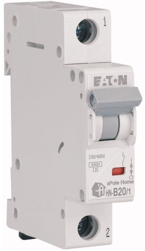 EATON WYŁĄCZNIK NADPRĄDOWY B 20A 1P 1M 6KA HN-B20/1