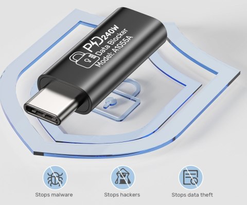 DATA BLOCKER A1055ABK01 USB-C/USB-C 2 SZT. UNITEK