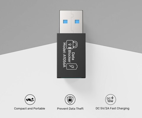 DATA BLOCKER A1056ABK01 USB-A/USB-A 2 SZT. UNITEK