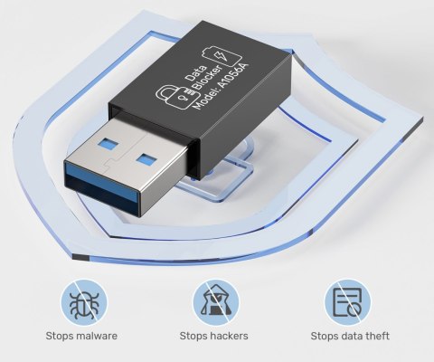 DATA BLOCKER A1056ABK01 USB-A/USB-A 2 SZT. UNITEK