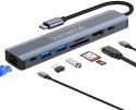 HUB USB-C Przejściówka ADAPTER 8w1 HDMI 2.0 4K 60 Hz Gigabit Ethernet 1000 Mbps Zenwire HUB81