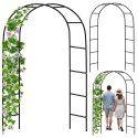 Pergola Ogrodowa Metalowa Na Rośliny Podpora Do Pnączy Łuk 240x140 cm