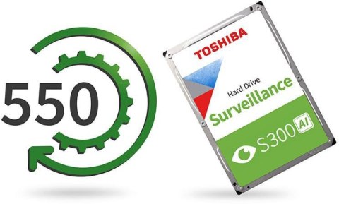 Dysk HDD Toshiba S300 AI 10TB MG10ADA10TE-V