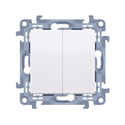 KONTAKT SIMON 10 MODUŁ BIAŁY ŁĄCZNIK SERYJNY SAMOZACISKI 10AX 250V